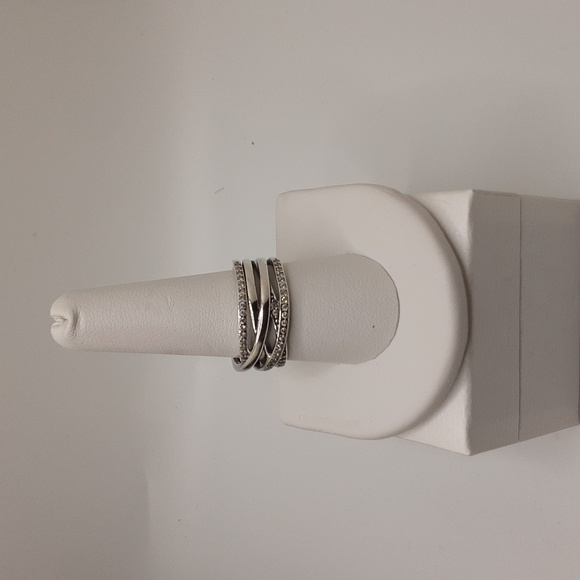 Authentic Pandora Sparkling and Polished Lines Ring - EUC - Picture 14 of 16